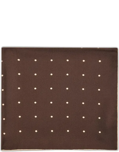 Pois Silk Twill Scarf