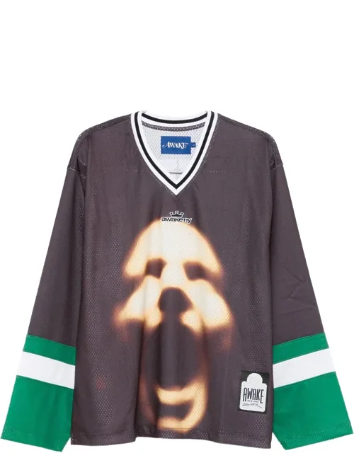 Face-print Long-sleeve T-shirt