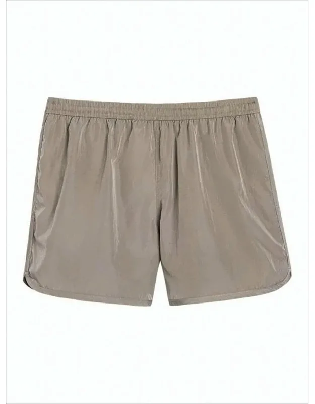 Streamlined Swim Shorts With Elastic Waistband And Heart Detail
