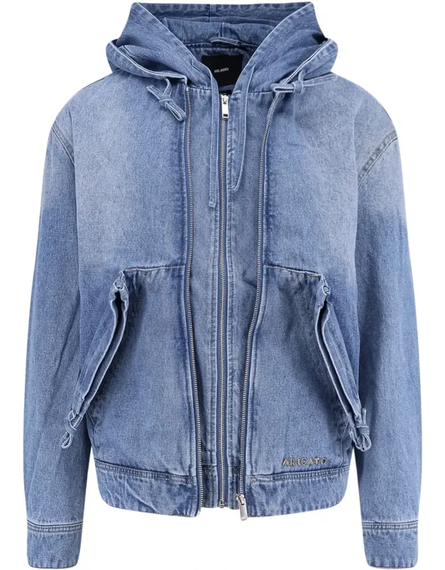 Hooded Denim Jacket