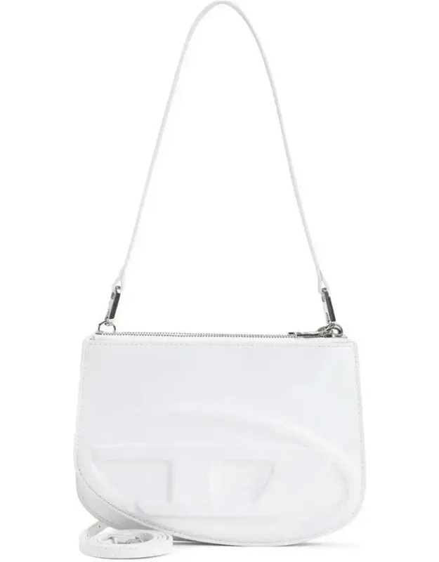 Structured Leather Shoulder Bag