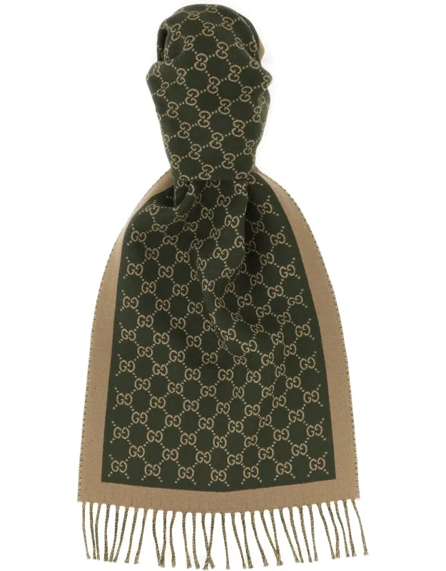 Gg Jacquard Scarf