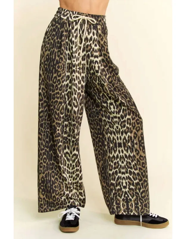 Coated Drawstring Pants