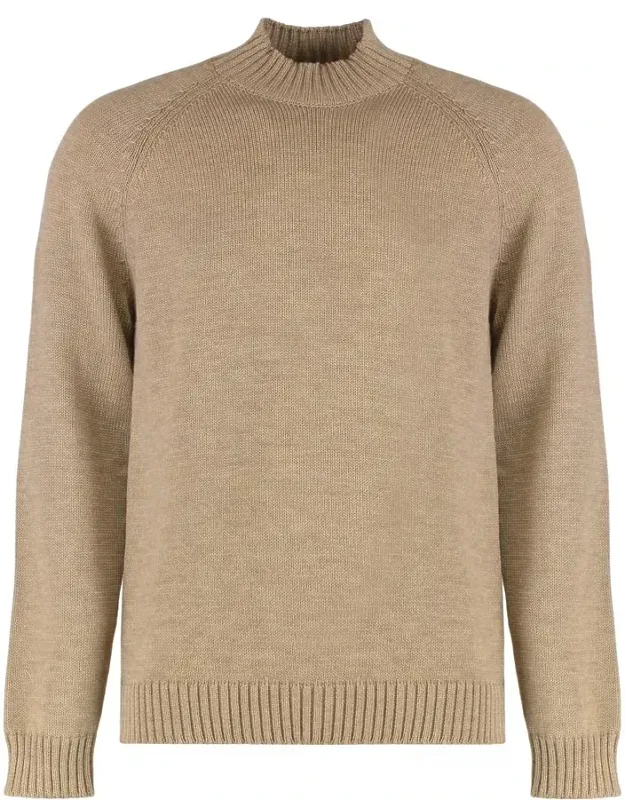 Sweater With A Turtleneck In Wool