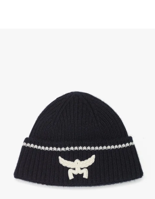 Beanie In Wool And Recycled Cashmere