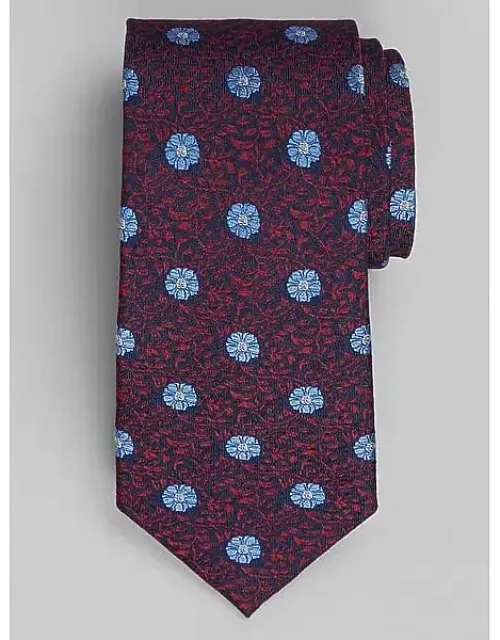 Narrow Vineyard Floral Tie