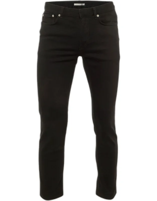 Black Denim Slim Fit Jeans S/waist 33"