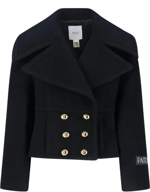 Short Double-breasted Coat