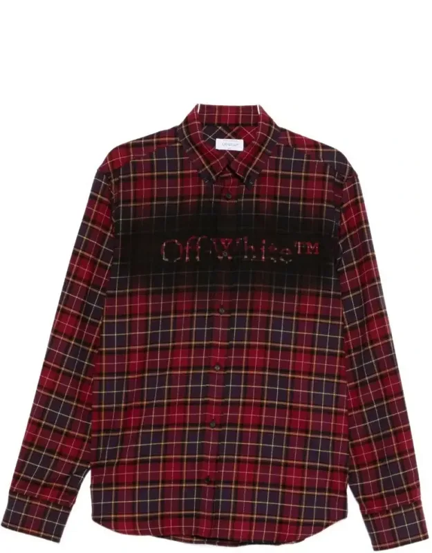 Plaid Pattern Button-up Shirt