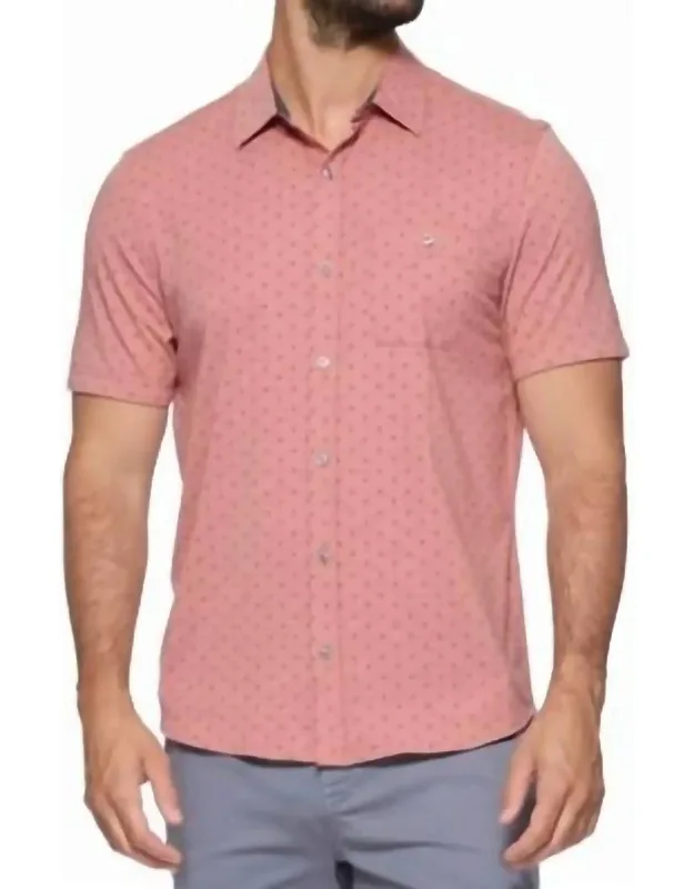 Fulton Short Sleeve Geo Print Shirt