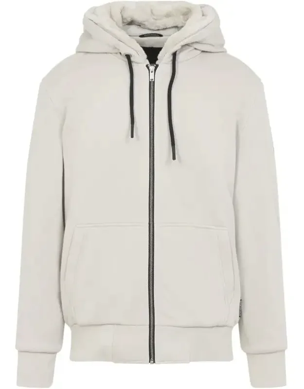 Drawstring Hoodie With Zip Closure