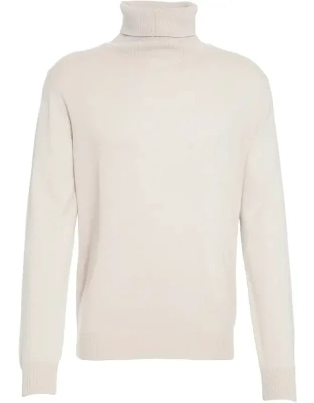 Wool Blend Turtleneck Sweater