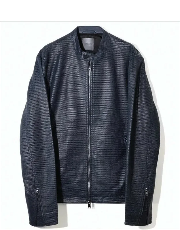 Perforated Leather Jacket