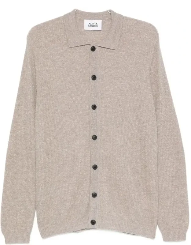 Wool-cashmere Blend Cardigan