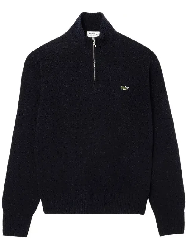 Zip-up Turtleneck Pullover