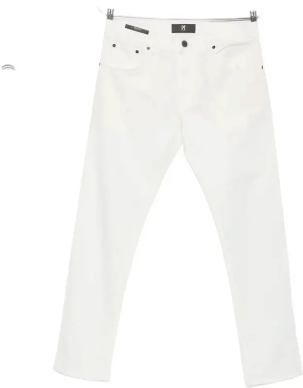 Classic Straight-leg Jeans With Five-pocket Design