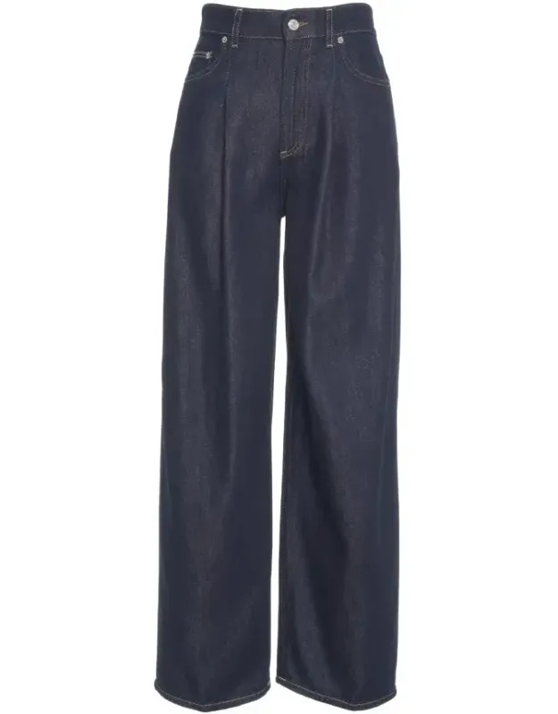 High-waisted Wide-leg Jeans