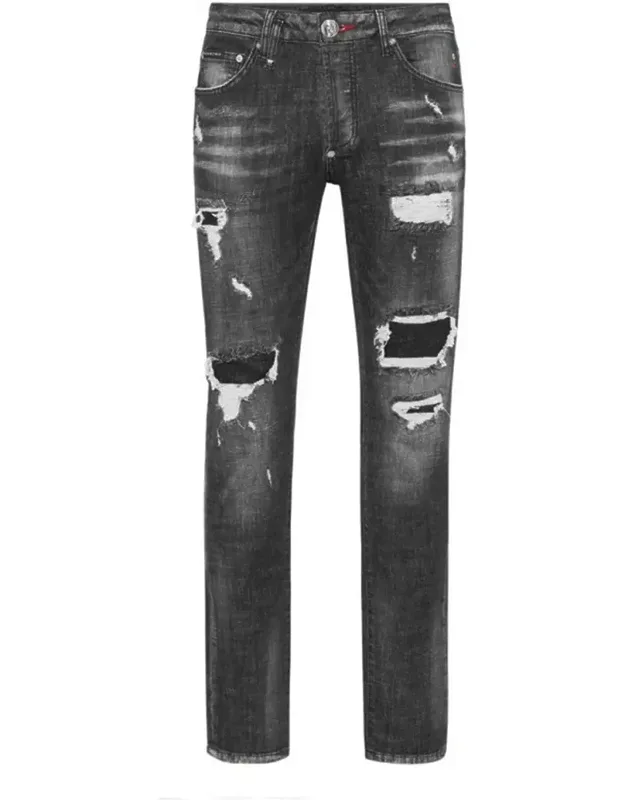 Distressed Slim-fit Jeans