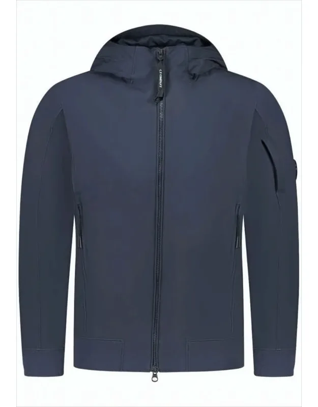 Hooded Casual Jacket With Zippered Pockets