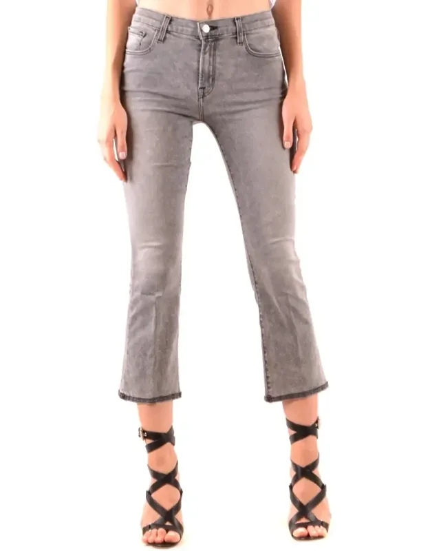 Cropped Flared Jeans
