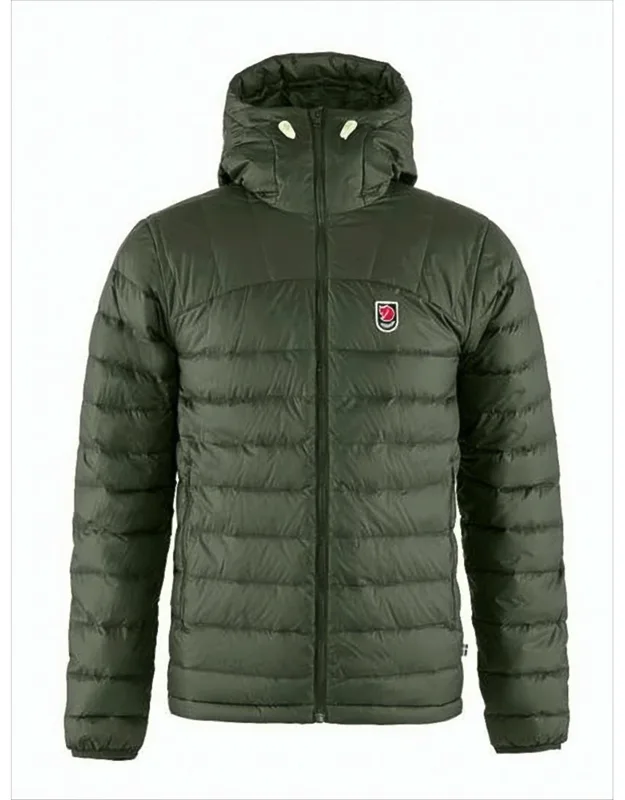 Quilted Padded Jacket With High Collar And Hood