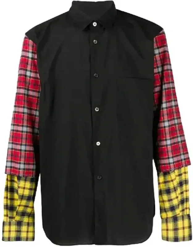 Checked Sleeve Shirt