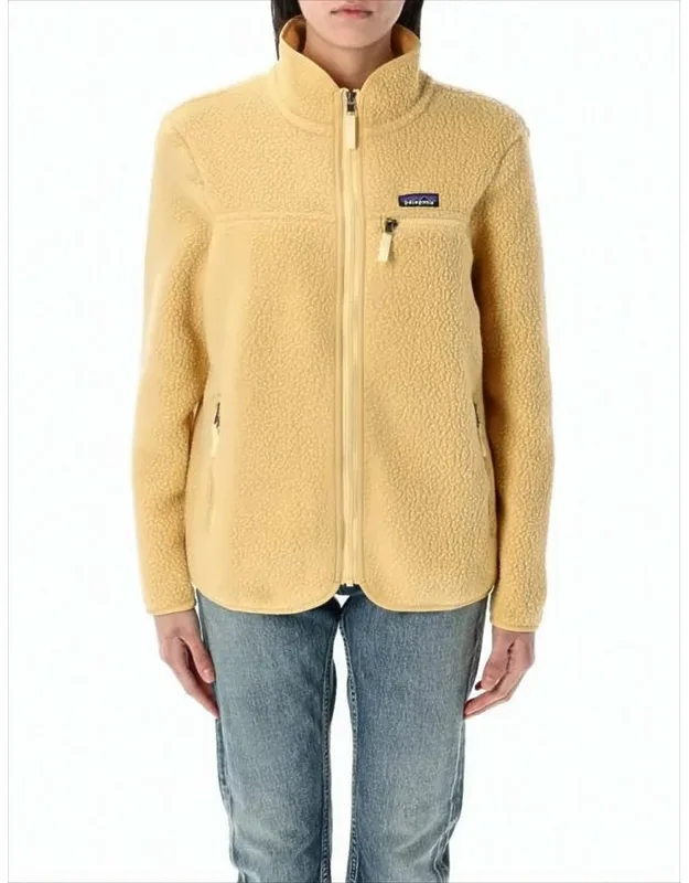 Textured Fleece Jacket With Zippered Pockets, Full Front Zipper, Zippered Pockets