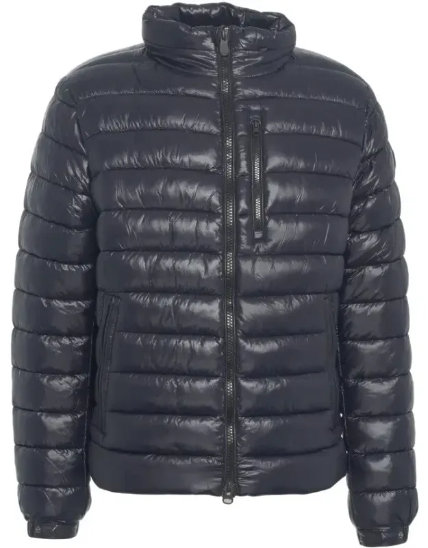 Modern Quilted Jacket With Plumtech Insulation And Stand Collar