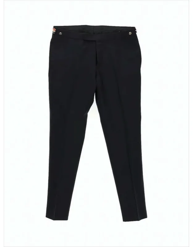 Tailored Slim Fit Wool Suit Pants