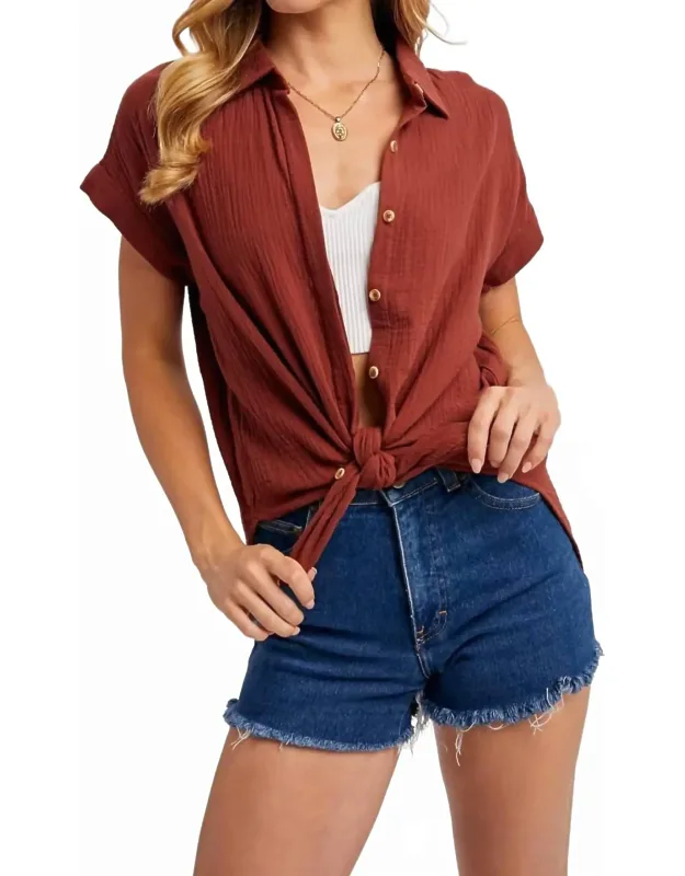 Essential Button Up Cotton Shirt