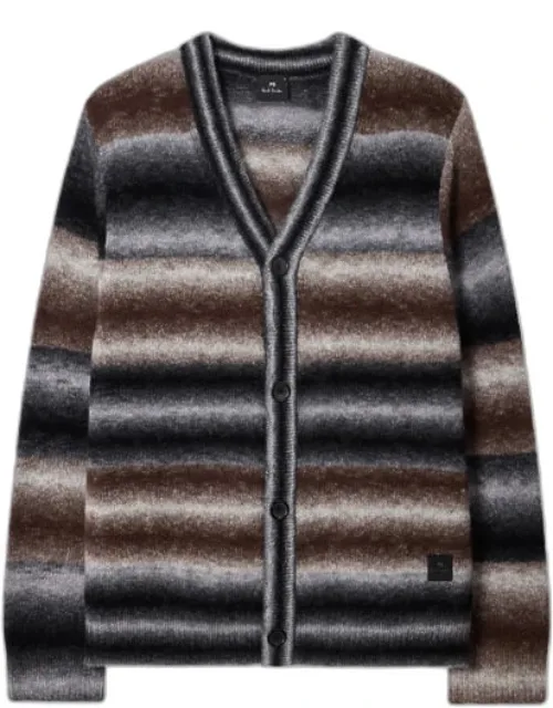 Faded Stripe Cardigan