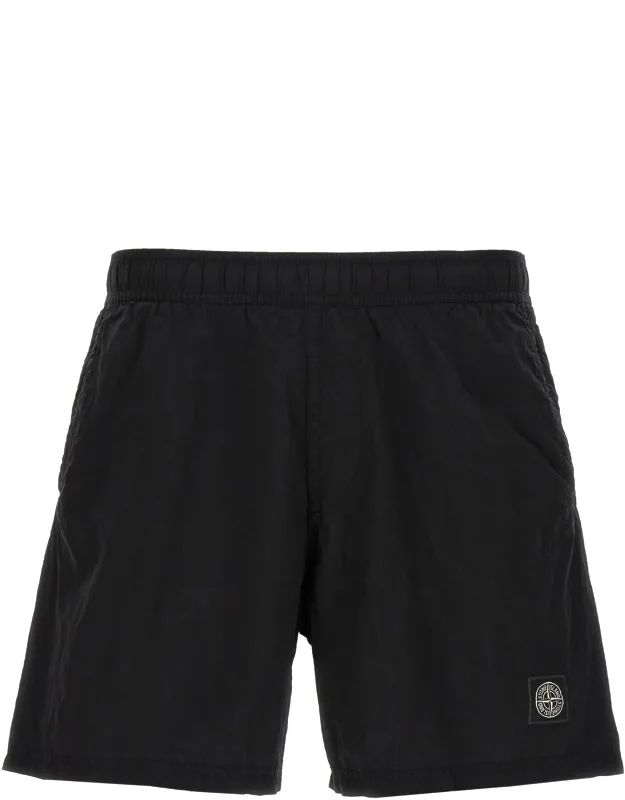 Logo Patch Swim Shorts