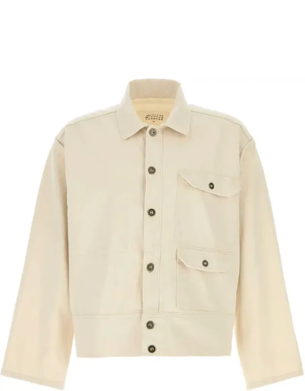 Melange Sand Denim Jacket