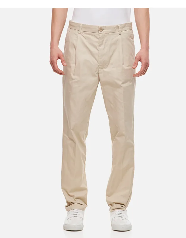 Classic One Pleat Chino Pants