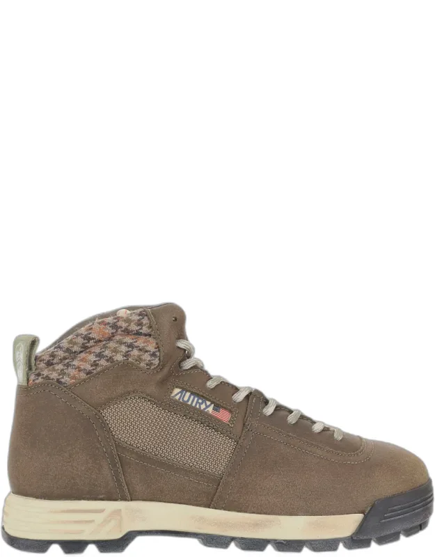 Malaga Ankle Boots In Mixed Leather