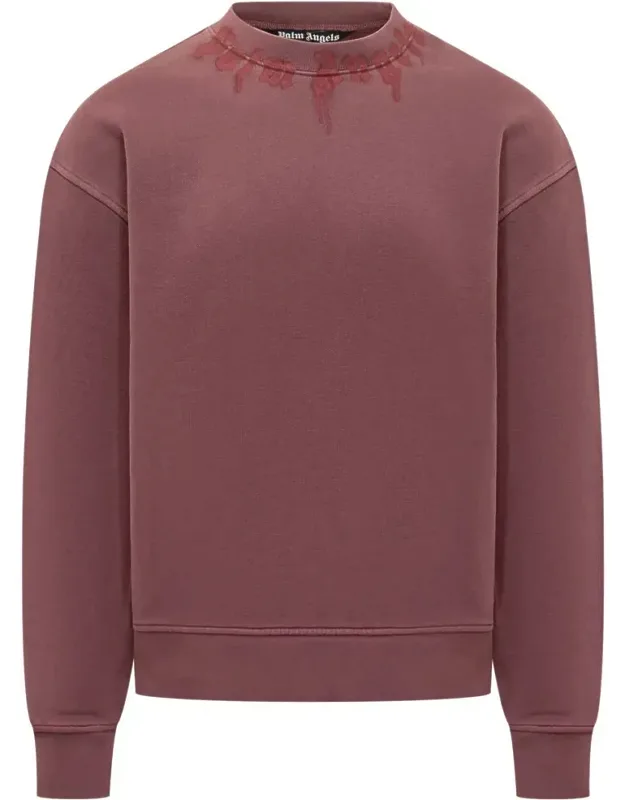 Sweatshirt With Logo Spray