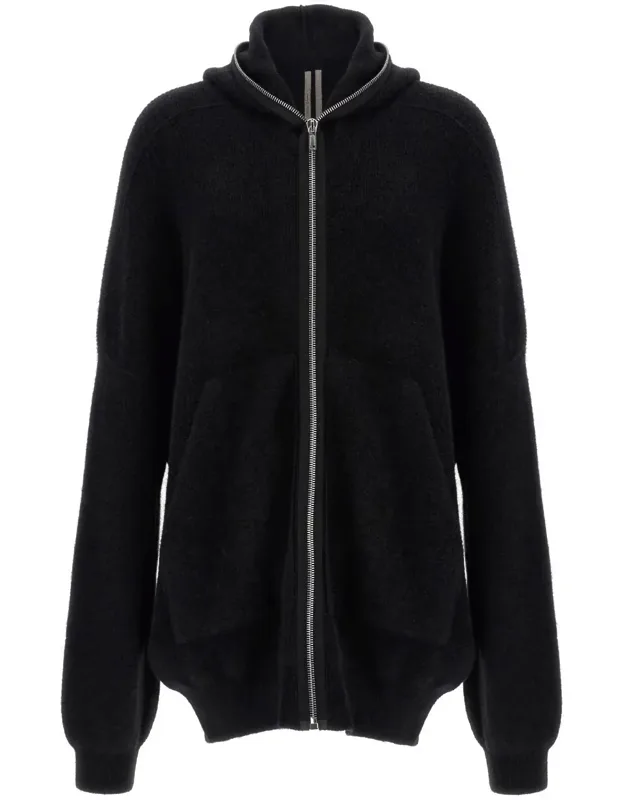 Hooded Wool Cardigan