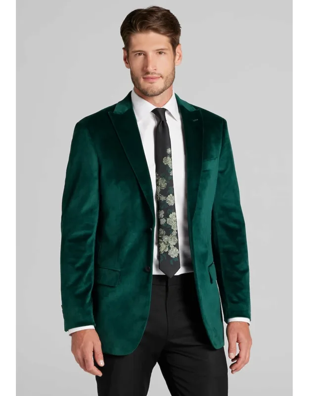 Tailored Fit Comfort Stretch Velvet Dinner Jacket