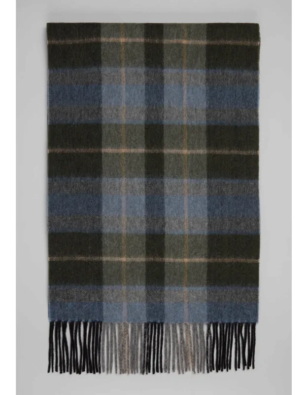 Even Plaid Cashmere Scarf