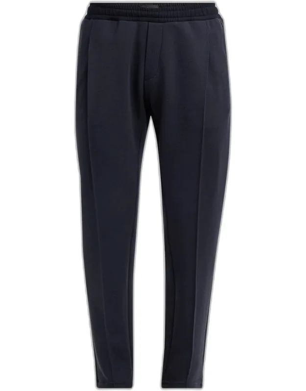 Wool, Silk, And Cashmere Pleated Drawstring Pants