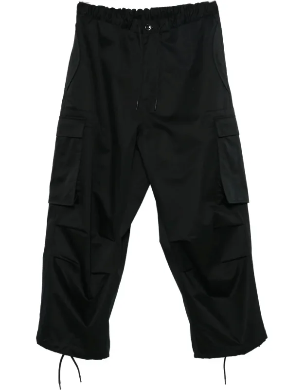 Cargo Drawstring-waist Trousers