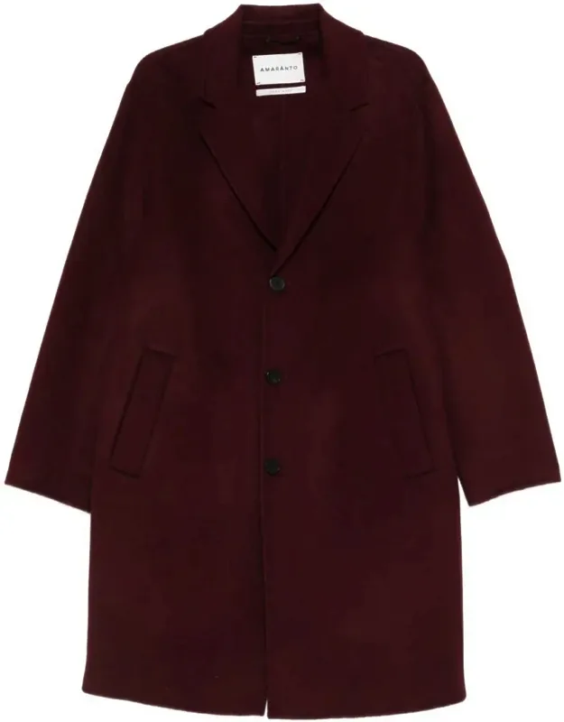 Long Coat In Wool And Cashmere