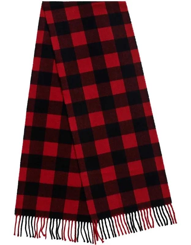 Recycled Cashmere Plaid Scarf