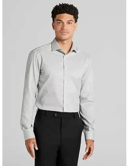 Slim Fit Check Dress Shirt