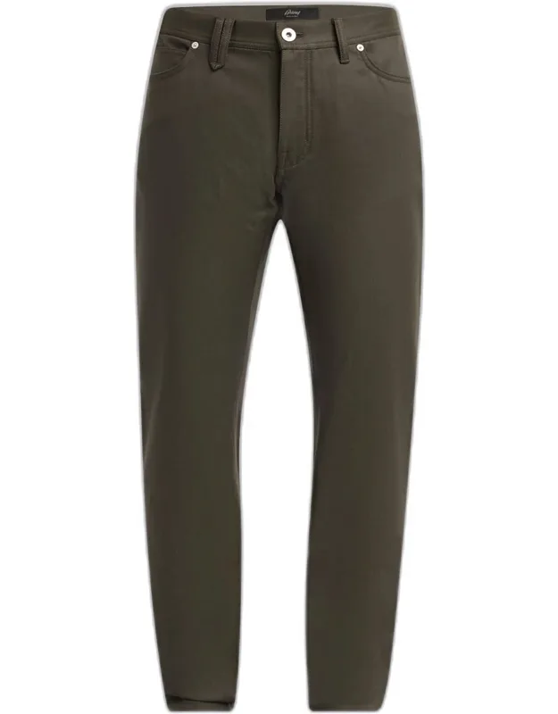 Slim Twill Five-pocket Pants