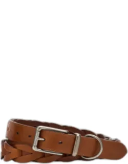 Woven Leather Belt