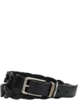 Woven Leather Belt