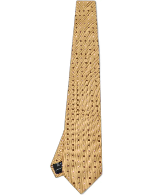 Square Pattern Silk Tie