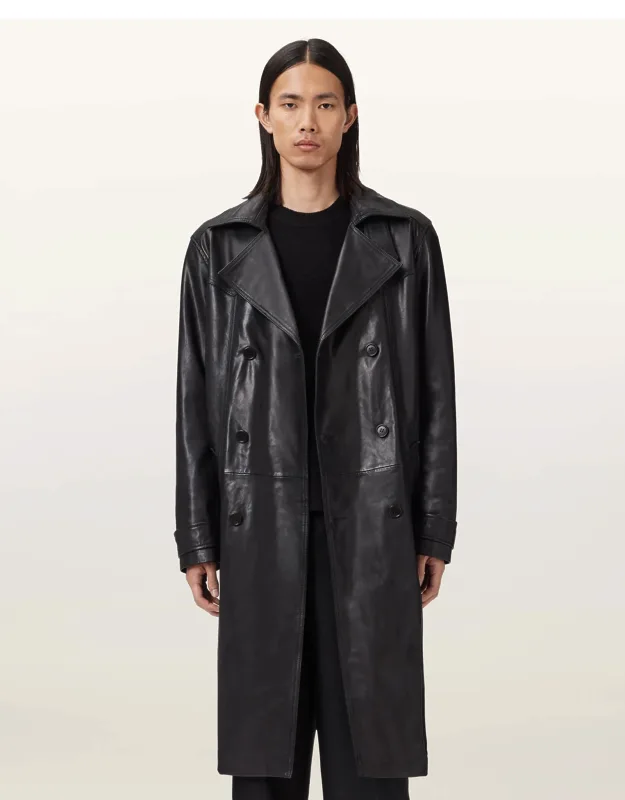 Leather Trench Coat