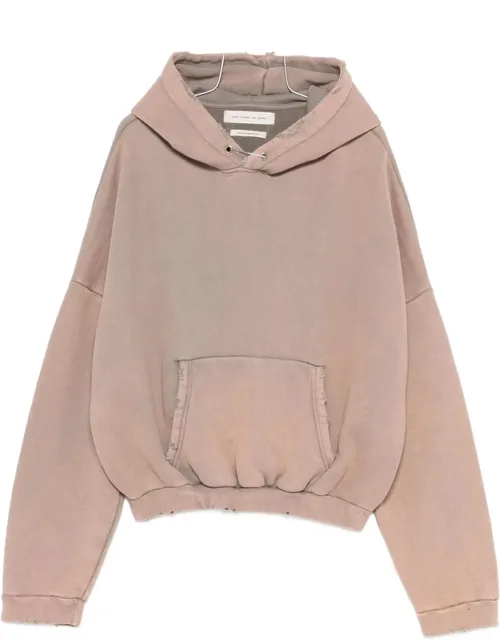 Distressed-finish Hoodie